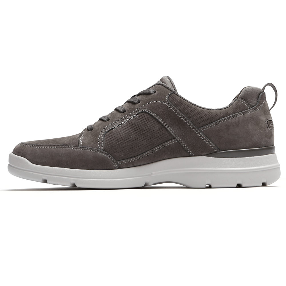 Rockport Singapore Mens Sneakers - City Edge Lace-Up Dark Grey - AZ3812504